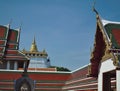 Wat Saket Ratcha Wora Maha Wihan BANGKOK THAILAND Royalty Free Stock Photo